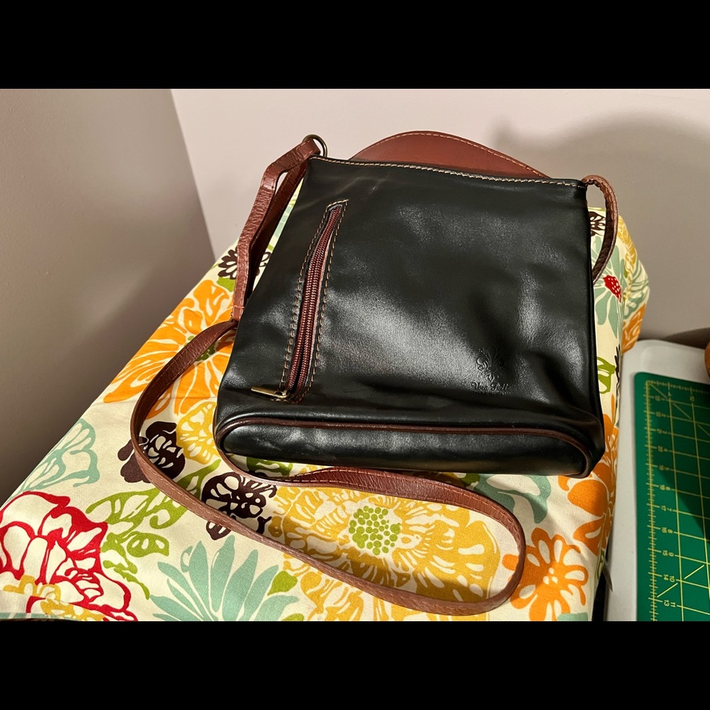 Italian Leather Crossbody Bag